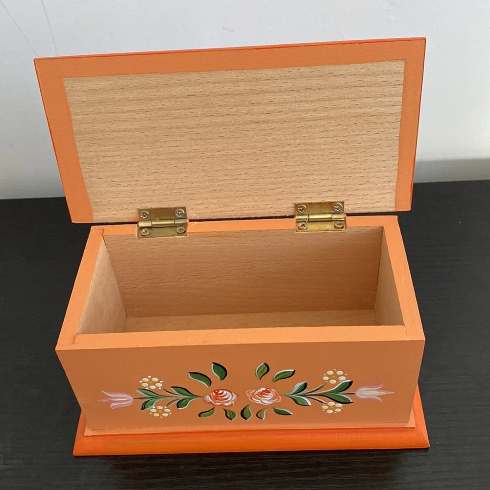 Hand Painted Jewelry Box